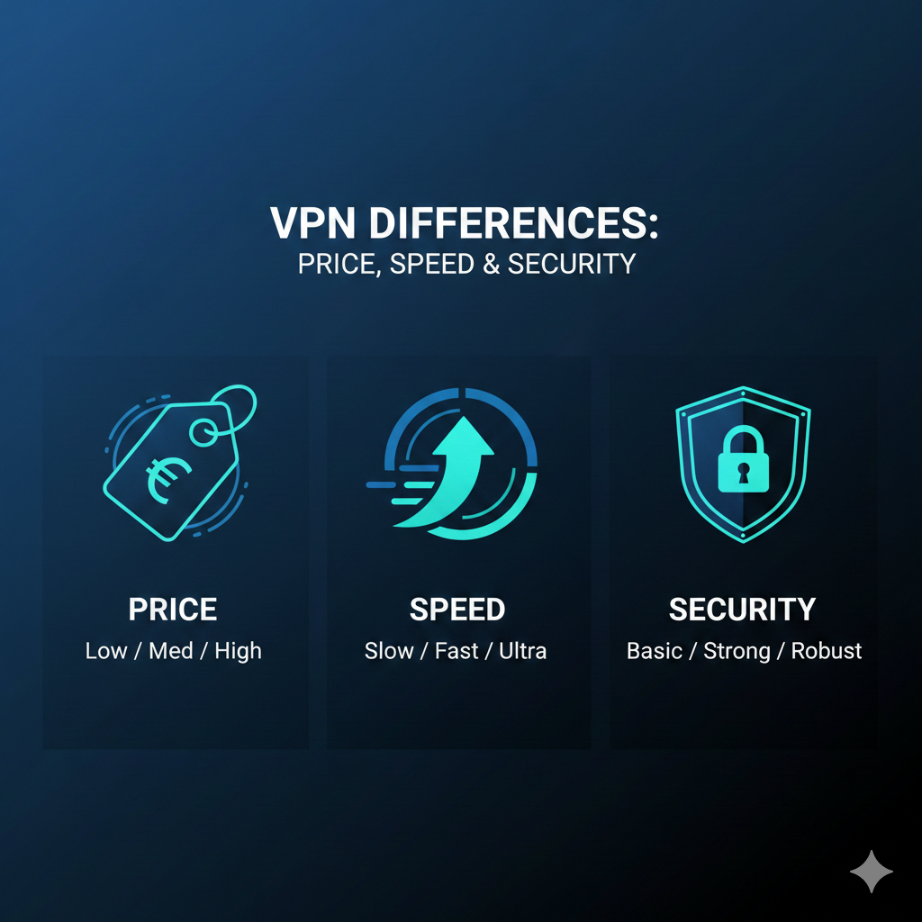 مقایسه VPNها از نظر قیمت، سرعت و امنیت